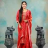 Salwar Set - Red - Image 4
