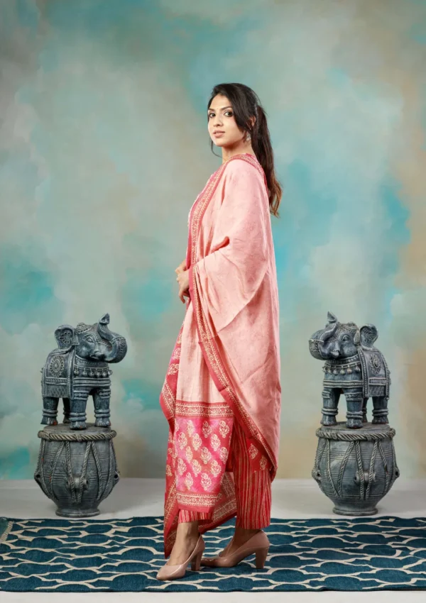 Salwar Set - Pink - Image 3